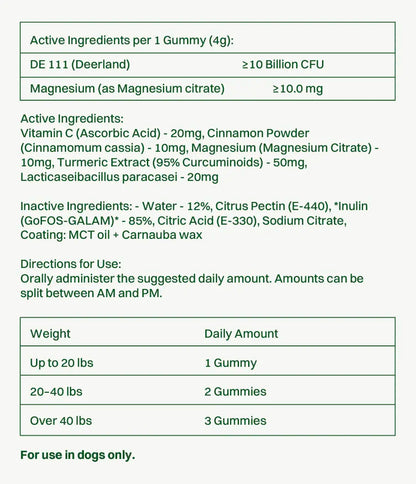 DG1 Daily Gummy Multivitamin for Dogs - Chicken